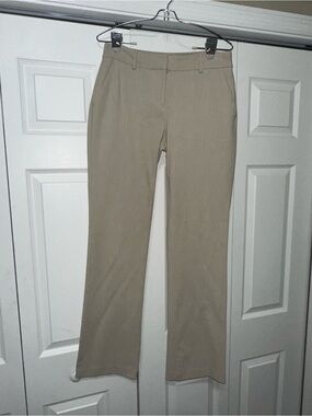 Express Columnist Barely Boot Mid-Rise Dress Pants